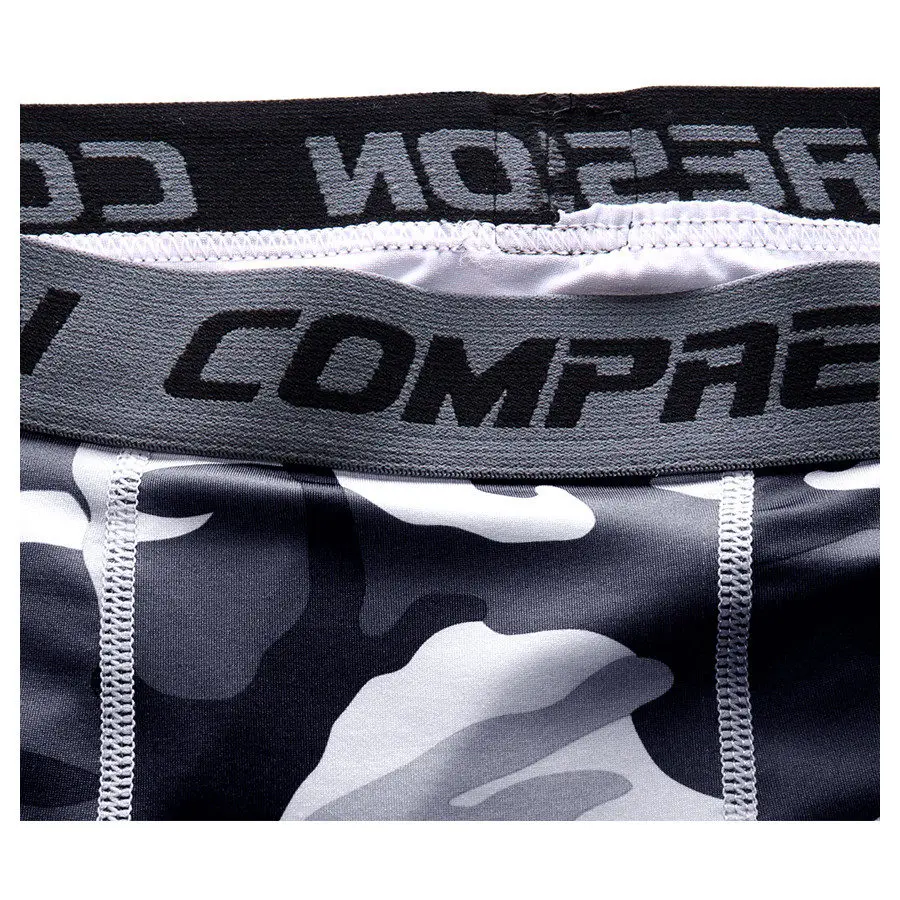 Men Compression Tights Pants Camouflage Sport Running Pants Lycra Skinny Leggings Gym Soccer Jogging Pants Fitness Jogger