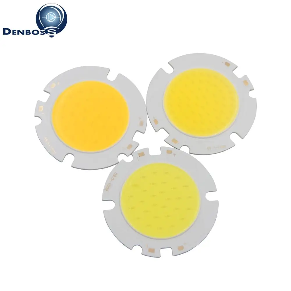 Allcob LED COB Strip Light Source Manufacturer Globe 60mm 42mm Round High Lumen Module 10W 15W 20W 30W COB for Downlight Lamp