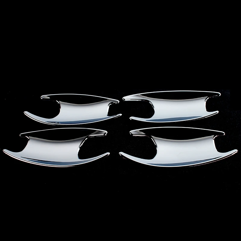 Car Styling Chrome Door Handle Bowl Frame Molding Cover Trim Decorative sticker for BMW 5 7 Series 5GT F10 F01 F07 Accessories