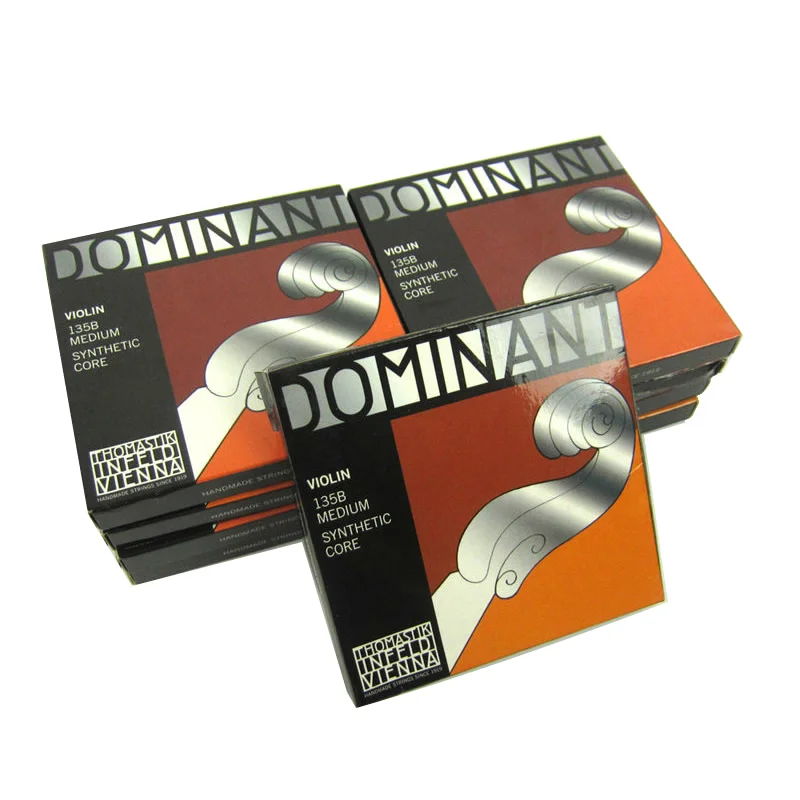 Original Thomastik Dominant Full Set (a, e, g, d) 135B Medium Violin Strings 4/4 Made in Austria