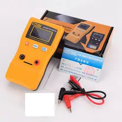 Digital Auto Ranging Capacitance Meter 0.01pF to 470000uF Electronic Capacitor Tester With Pair Test Probe