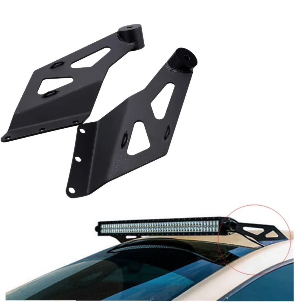 Roof Mounting Bracket For 2002-2008 Dodge Ram 1500 2003-2009 Dodge Ram 2500/3500 50inch Straight Led Work Light Bar