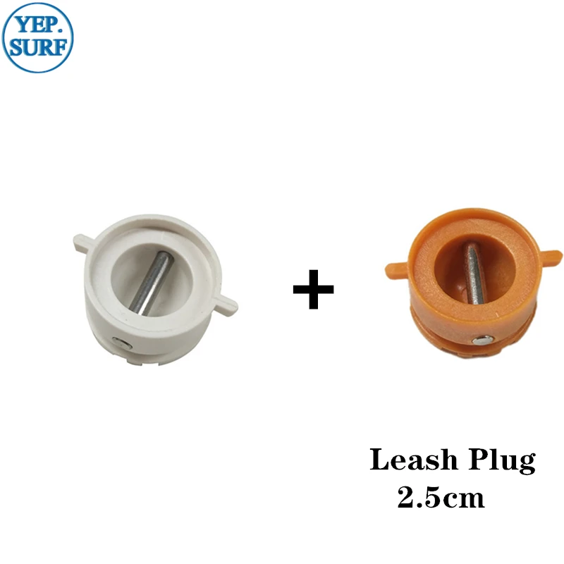 

Surf Leash Plug Diameter 2.5cm leash Plugs 5pcs Orange +5pcs White