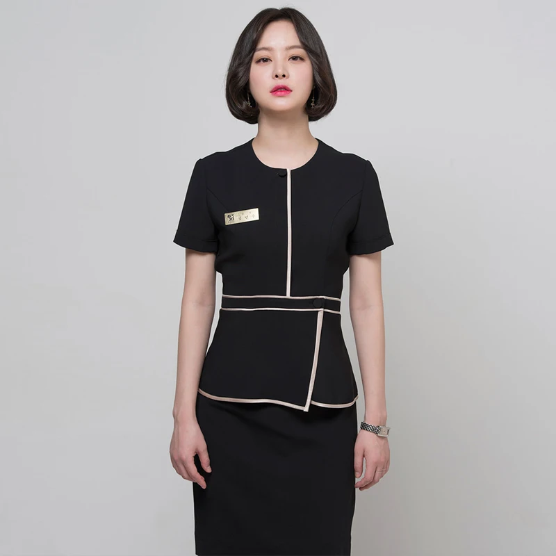 Uniforme Coreano de Beleza Médica, Blusa Spa Branca, Conjunto de Calças e Saia, Vestuário de Beleza, Atacado, Moda, 2023