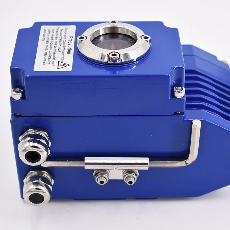 220V Stainless Steel Electric Actuator Electric Actuator Ball Valves Aluminum Shell Electric Actuator