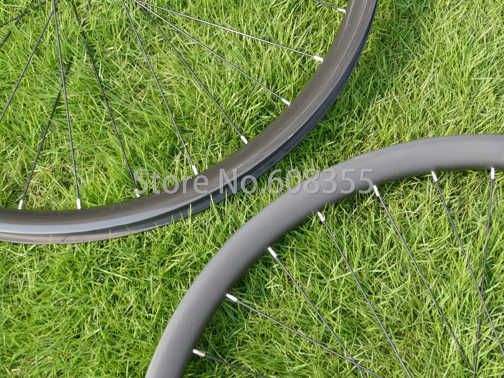 3k UD Carbon Matt Glossy 29er MTB Mountain Bike Clincher Wheelset Rim 29