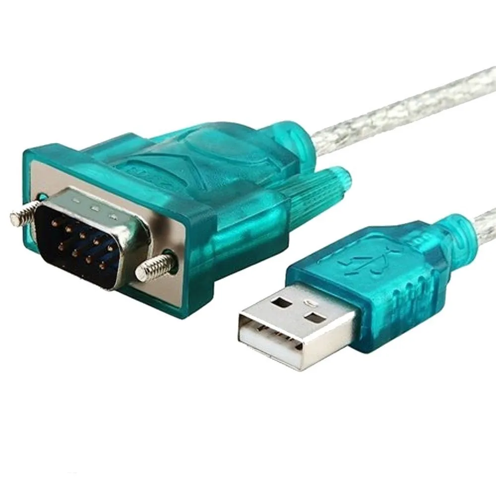 High Quality USB 2.0 to Serial RS-232 DB9 9Pin Adapter Converter Cable  Chipset Length 1M USB TO RS232 SUPPORT WIN10