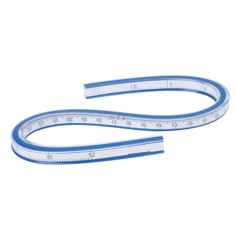 Flexible Curve Ruler Drafting Drawing Tool Plastic Vinyl 30cm 40cm 50cm 60cm