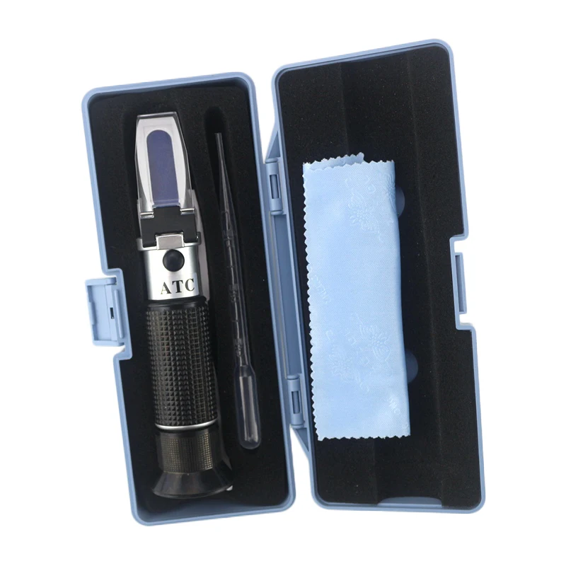 Portable Alcohol Detector Refractometer 0-80% V/V Liquor Alcohol Content Meter Tester