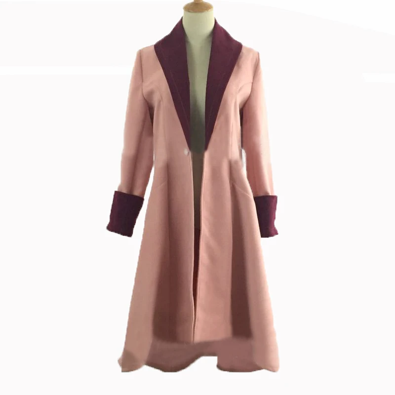 

Fantastic Beasts and Where to Find Them Tina Goldstein Cosplay Costume pink coat 11