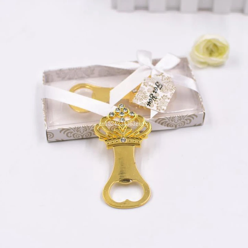 300 pcs Wedding Party Favors Gifts Gold Crown Bottle Opener Beer Bottle Opener Wedding Gift Party Favor