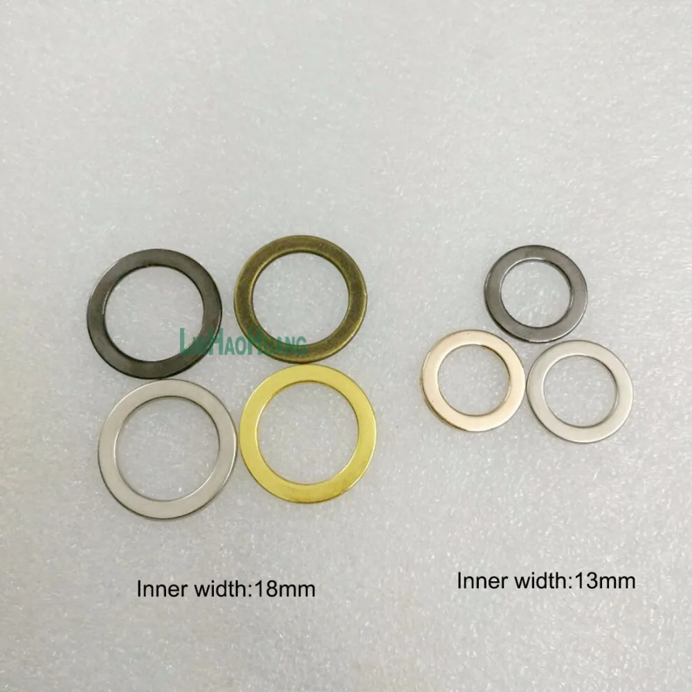 30pcs/Lot Nickel&Black Nickel&Gold&Bronze Swimwear O-Ring Bikini Alloy Ring Swimsuit DIY Accessories Bikini Rings Connectors