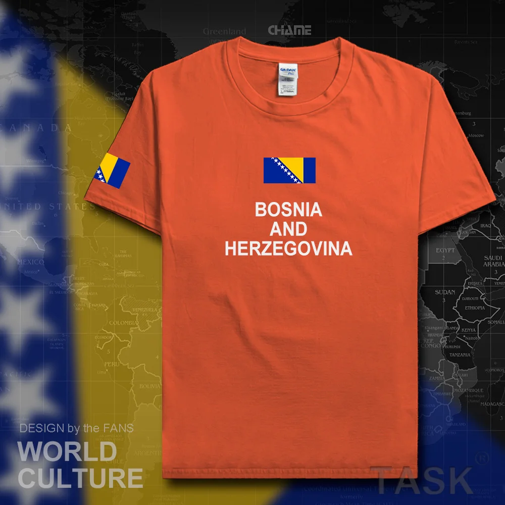 Bosnia and Herzegovina mens t shirts fashion 2017 jersey nation team 100% cotton t-shirt clothing tees BIH Bosnian Herzegovinian