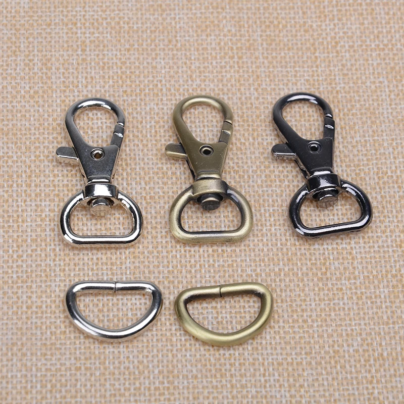 3/4 Inch (inside wide) Lobster Swivel Clips with Silver ,Bronze ,Gunmetal Choice