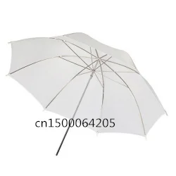 2 stks 33 83 "cm pro studio reflector doorschijnend wit flash paraplu/flash diffuser voor dslr camera gratis verzending