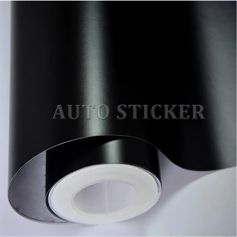 

Matte Metal Flash Vinyl Series Satin Black Metallic Vinyl Car Wrap Styling Sticker Film Size:1.52*20m/roll