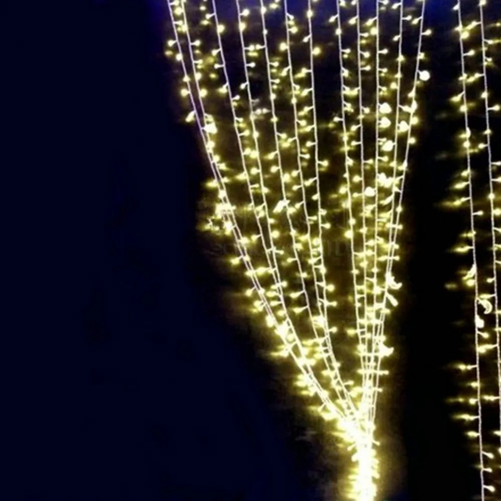 3*3 M 300LED Curtain Light String Christmas Garden lights New year Icicle Lights Xmas Wedding Party Decoration Lamp Free Mail