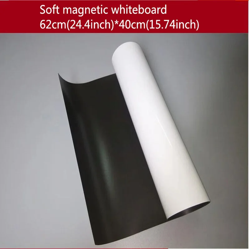 

Детская Доска для письма, мягкая Магнитная белая доска, наклейки для холодильника с железной поверхностью, холодильник 62 см * 40 см