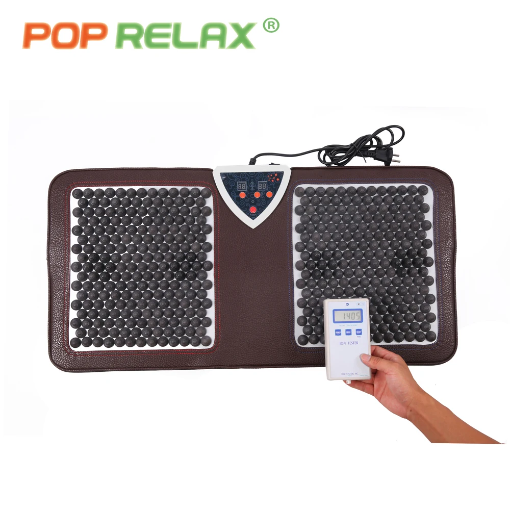 POP RELAX NUGA BEST NM55 tourmaline germanium foot arch acupuncture massage mat second heart electric heating massager F01B