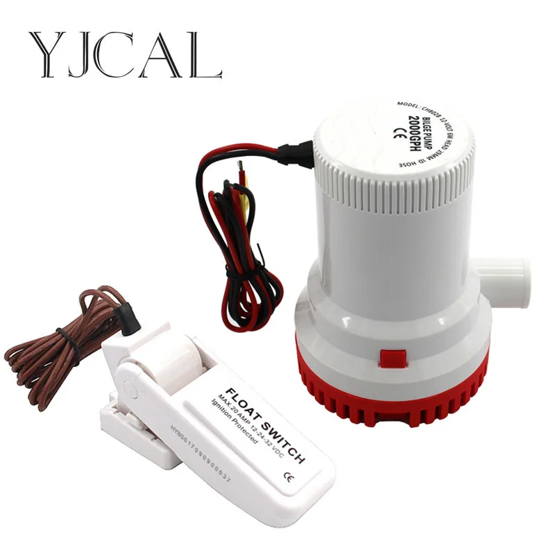 

Submersible Electric Water Pump 2000GPH DC 12V 24V Bilge Pump And Level Controller Float Switch Combination For Boats