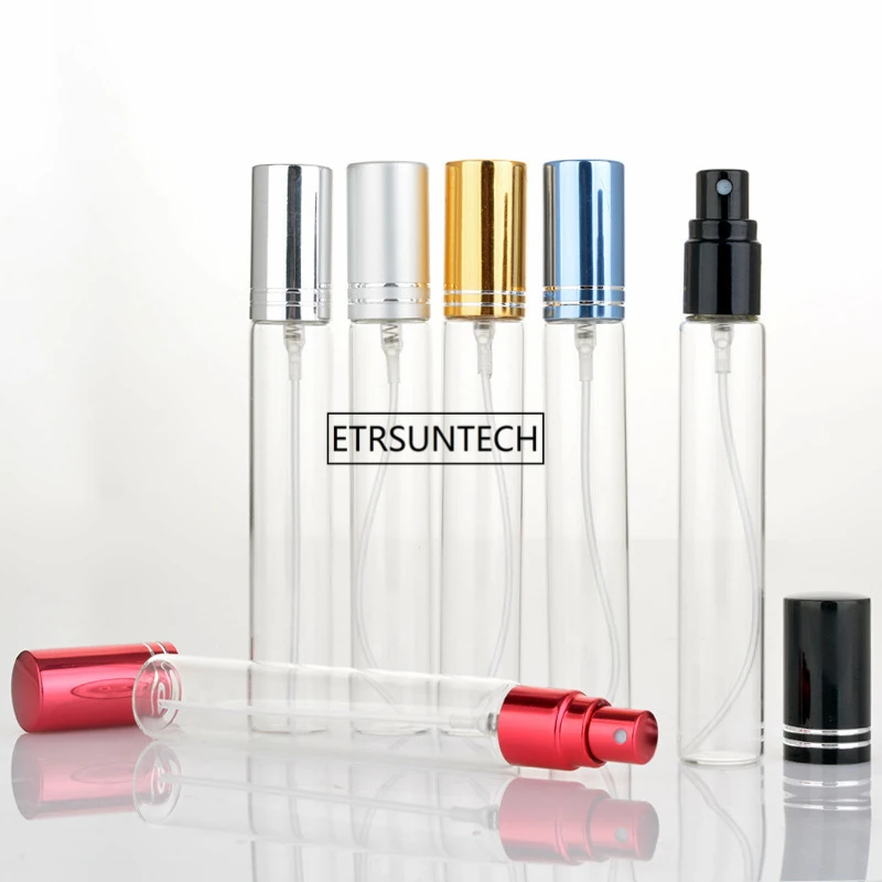 

100pcs 15ml Thin Glass Perfume Bottle Refillable Sample Test Vials Clear Glass Spray Bottle Thin Glass Tube F3046