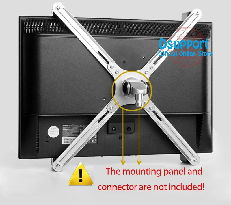 Rozszerzenie części adaptera uchwyt mocujący VESA/uchwyt monitora wsparcie dla 14-27 cali nie otwór montażowy monitory uchwyt wyświetlacza LCD