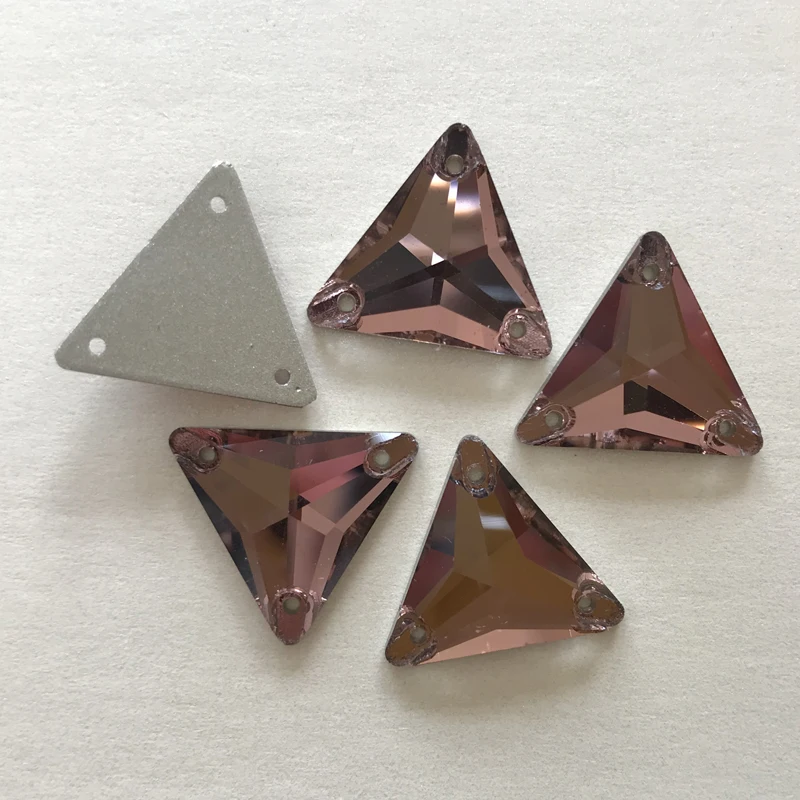 YANRUO 3270 Dreieck DIY Nähen Kristall Strass Nähen Auf Steine Glas Perlen Flache Rückseite Strass Genäht Für Kleidung – Detail 15