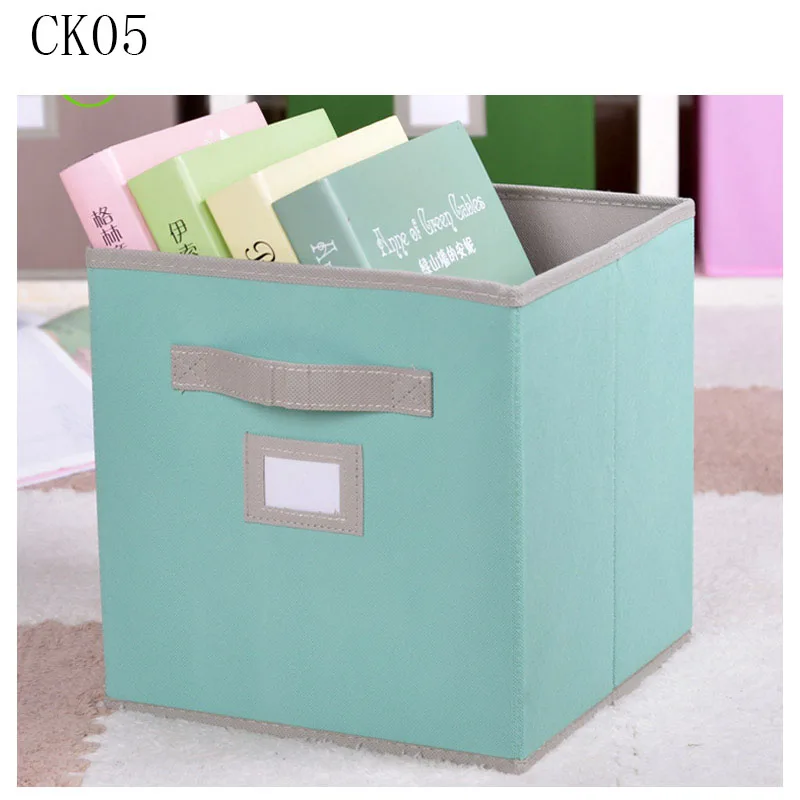 Foldable Storage Box Organizer Non-Woven Fabric Storage Boxes for Toys Clothes Book Large Capacity Home Storage Container