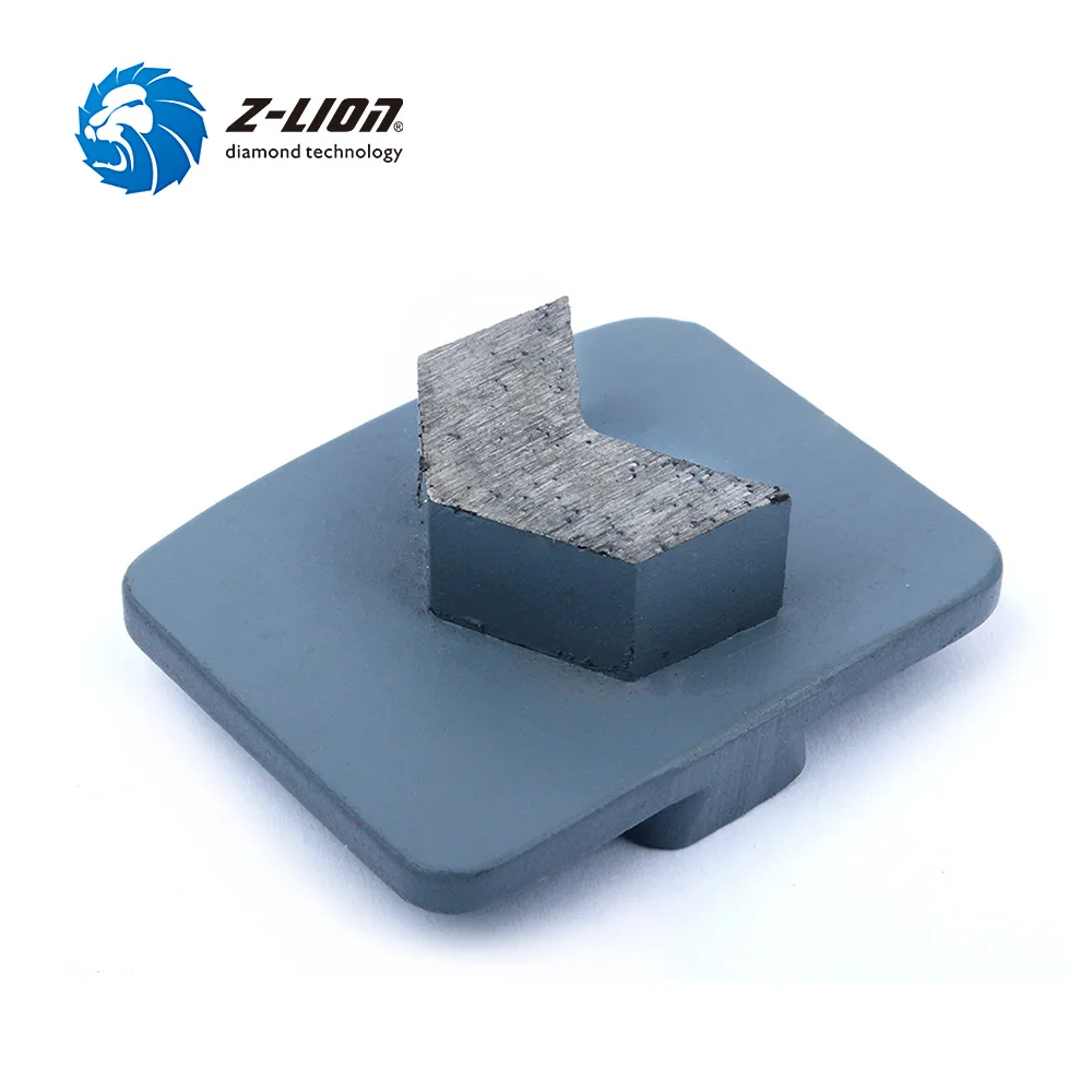 Z-LION 3pcs Abrasive Grinding Tools Arrow Segment Redilock Diamond Grinding Plate For Cocrete Surface Floor Polishing Disc