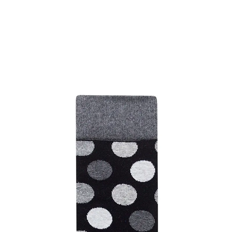 PEONFLY-Chaussettes en Coton Peigné pour Homme, Style Harajuku, Noir, Blanc, Plaid, Pois, Motif Chat, Heureux, Hip Hop, Nouveau, 2019