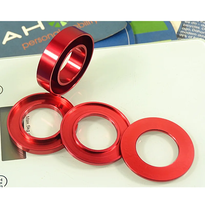 1pcs Alloy Bike Headset Spacer 2mm 3mm 5mm 12mm for Fnhon Cruis Folding Bike 44mm Bicycle Headset Parts