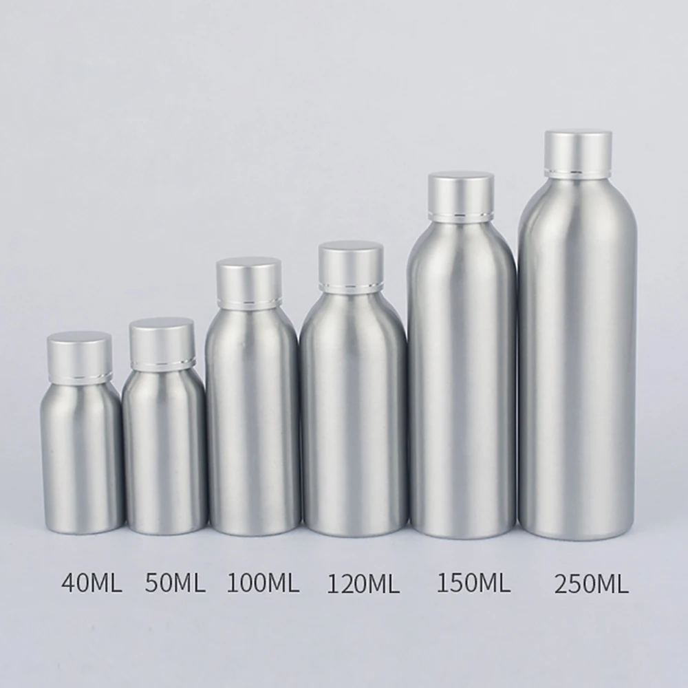 

40ml aluminium bottle for cosmetic packaging refillable toner bottle, 40ml Aluminium portable bottle