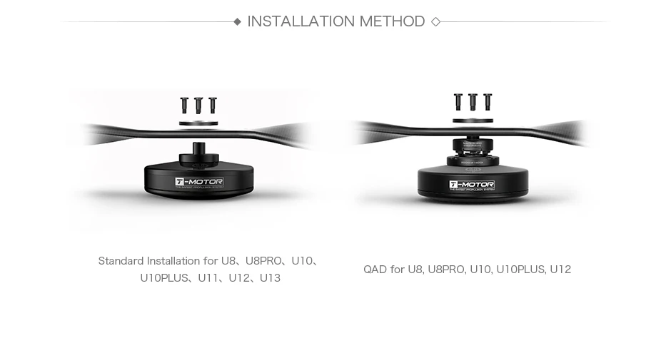 T-motor G28 * 9.2 "ألياف الكربون 4-blades 4 قطعة/زوج دعائم المروحة لبخاخ الطائرات بدون طيار قفص حامي octo لطلبات مختلفة #3