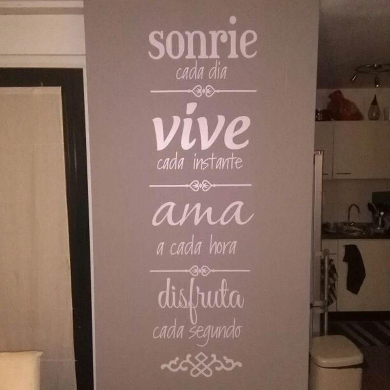 Spanish house rules Vinyl Wall Sticker Decals Home Decoration  , Spanish Version NORMAS DE CASA Vinilos Decorativos Decals