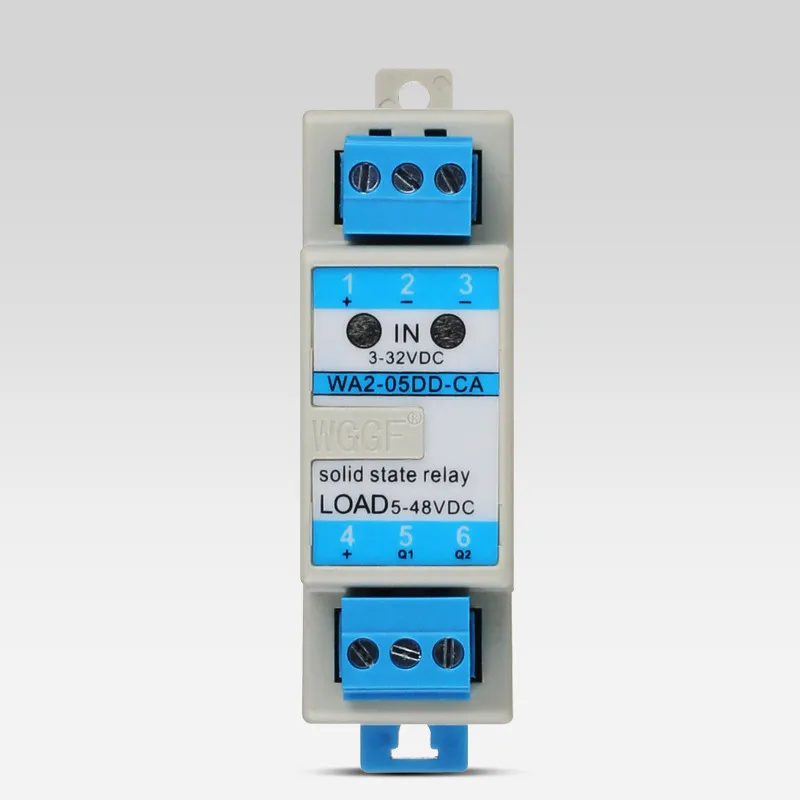 Din Guide SSR  2Loop 5ACompact Solid State Relay with Heat Sink