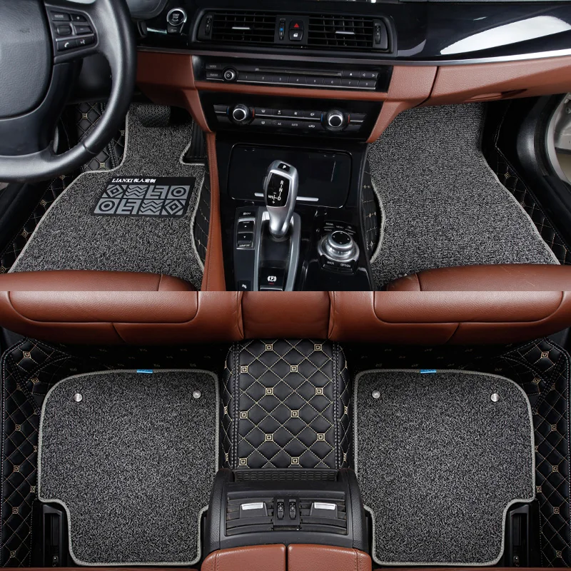 car floor mats for Toyota Corolla Camry Rav4 Auris Prius Yalis Avensis Alphard 4Runner Hilux highlander sequoia corwn Custom 3D