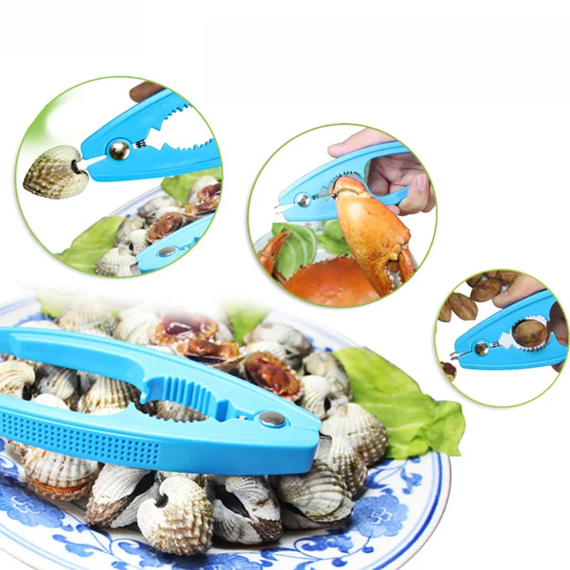 مقاطع مخلب سلطعون متعددة الوظائف ، ملحق مطبخ إبداعي ، تناول الطعام ، أداة المأكولات البحرية ، مقطع الجوز البلاستيكي ، كسارة البندق