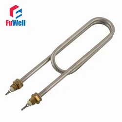 Stainless Steel Double U Shaped Heating Tube Element 220V 3KW Electric Water Heater Pipe