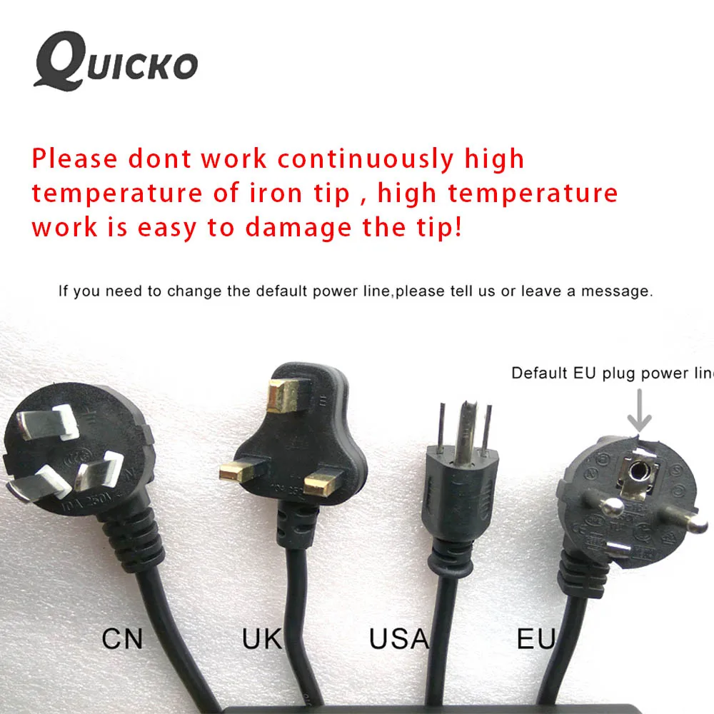 QUICKO T12 STC-951 LED soldering station electronic Soldering iron Digital Welding tool big power 108W