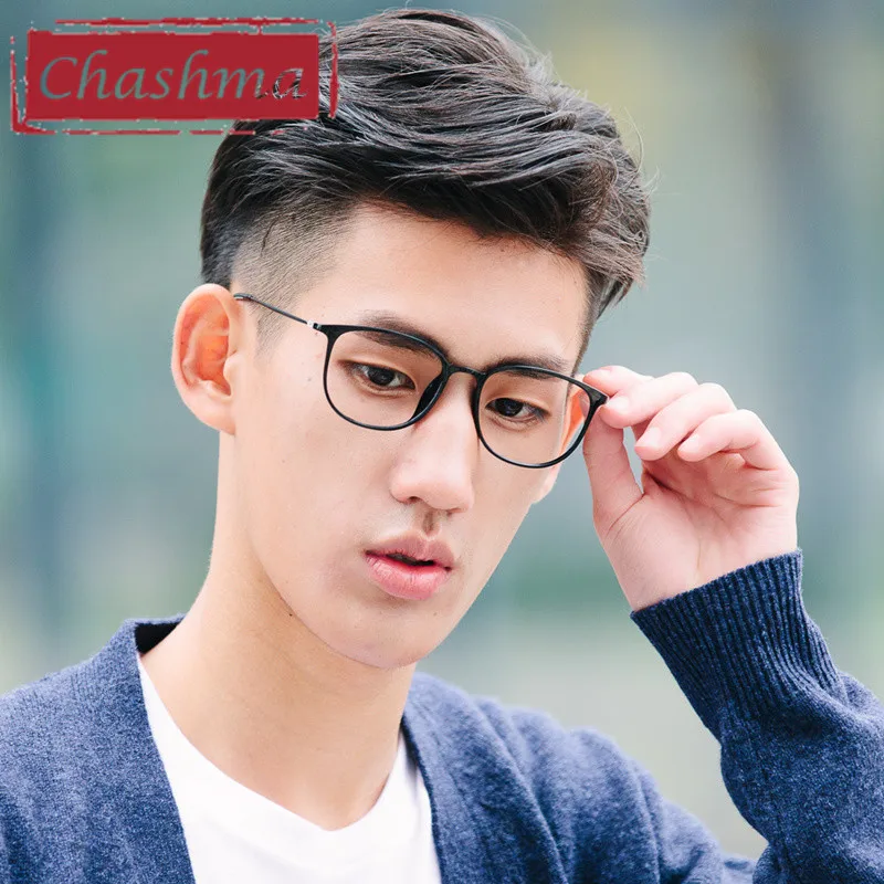 Chashma Prescription Eyewear Women Optical Light Clear Frame ULTEM Durable Flexible Glasses Myopia Fashion Round Glasses Men