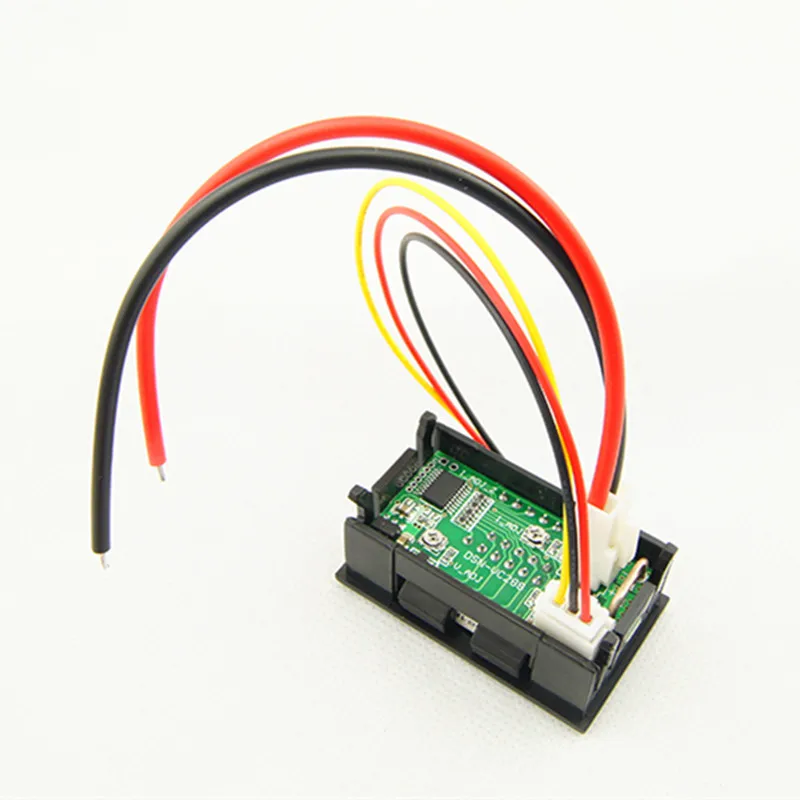 1PC 0.28 inch DC0-100V 10A LED DC Double Display Digital Current Voltmeter Meter(Low Voltage Models)