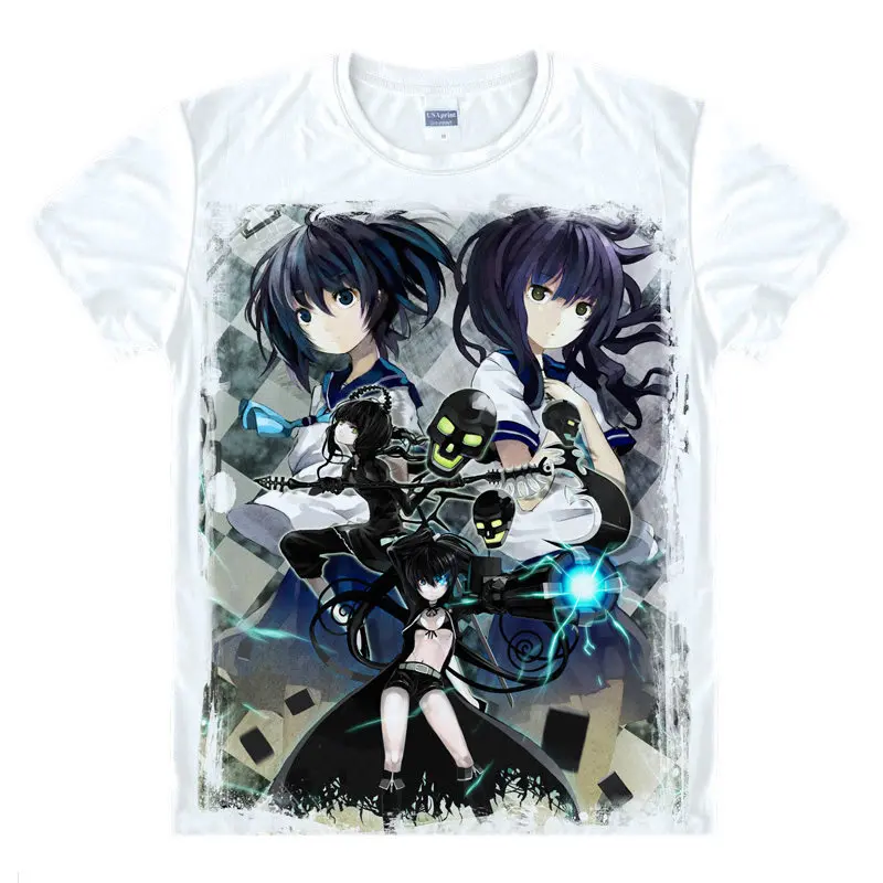 Black Rock Shooter T-Shirt Saya Irino Shirt man short sleeve t-shirts anime printers shirt cute shirts Youth cool T-Shirts a