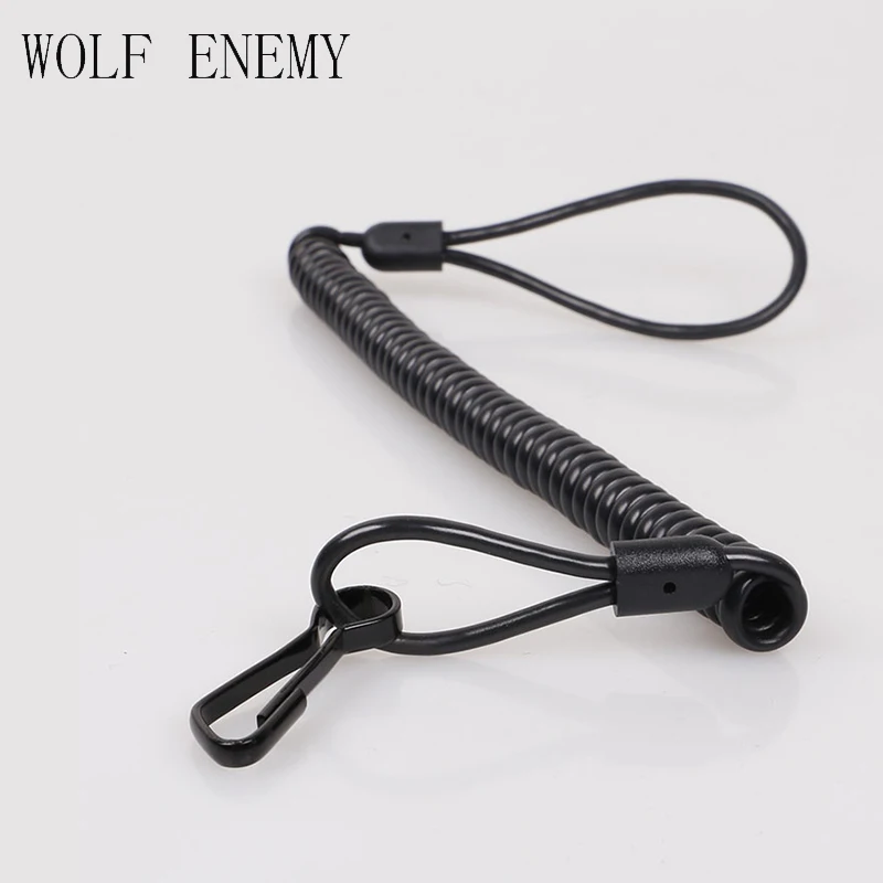 Tactical Rifle Sling Hunting Pistol Hand Gun Secure Spring Lanyard Sling Outdoor Hiking Gear