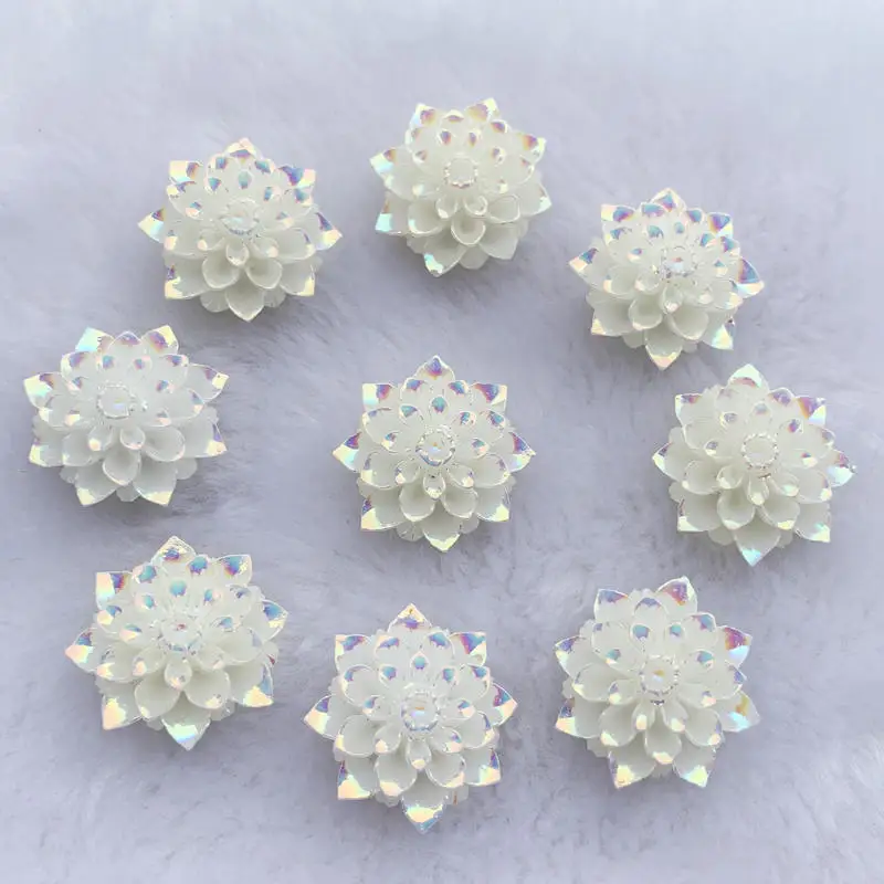 10Pieces\\lot Flower Rhinestones Applique Sewing Craft wedding decoration -S45