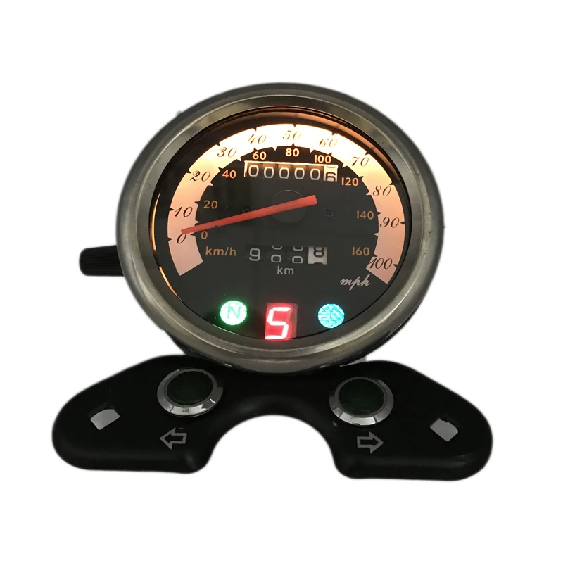 Motorcycle Odometer Tachometer Speedometer for Prince 125 150 250 Scooter Motor Meters New Motorbike Instrument with Gear Level