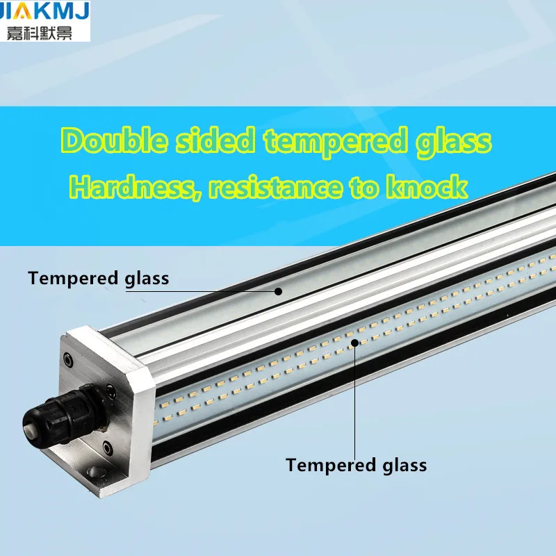 High quality CNC lathe led work light 28W waterproof explosion-proof high-power double-sided light strip bar machine tool lamp