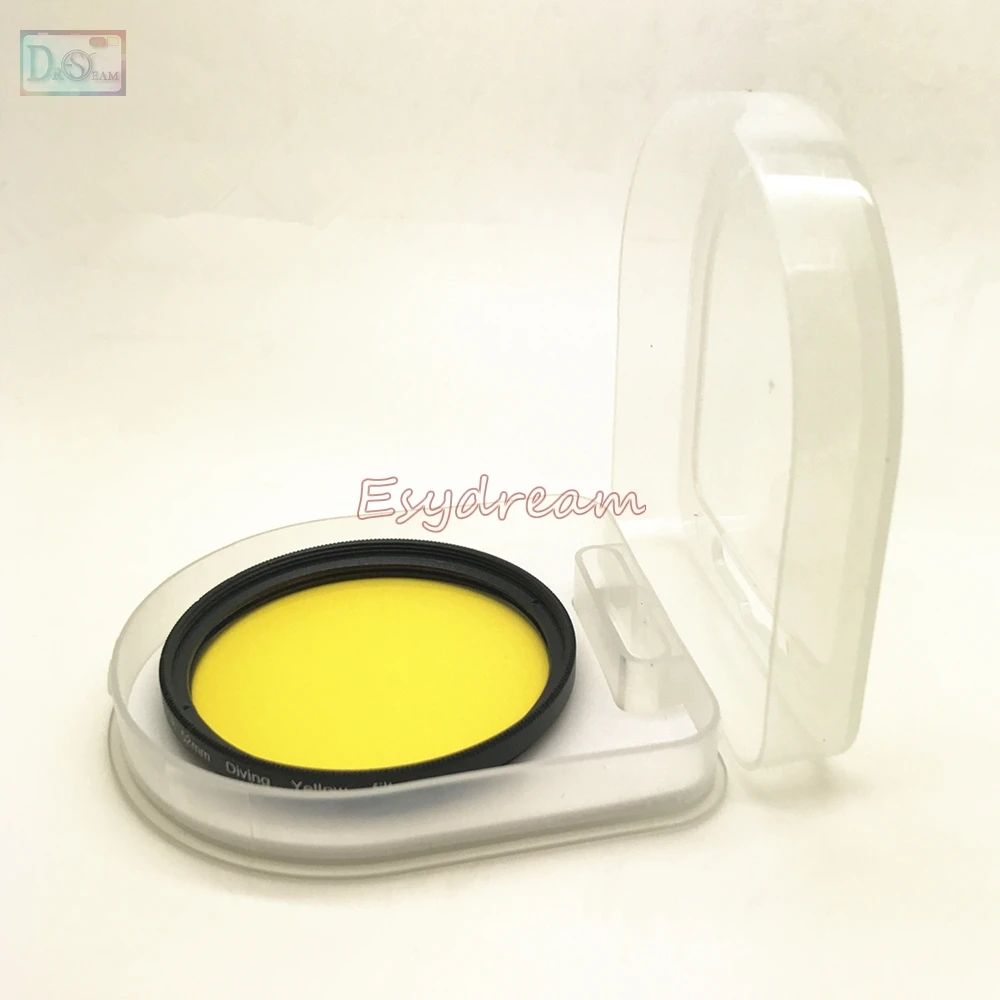 52mm 58mm 67mm Waterproof Yellow Filter for Sea Diving Underwater Camera Gopro Xiaomi Yi Sjcam Color Conversion 52 58 67 mm