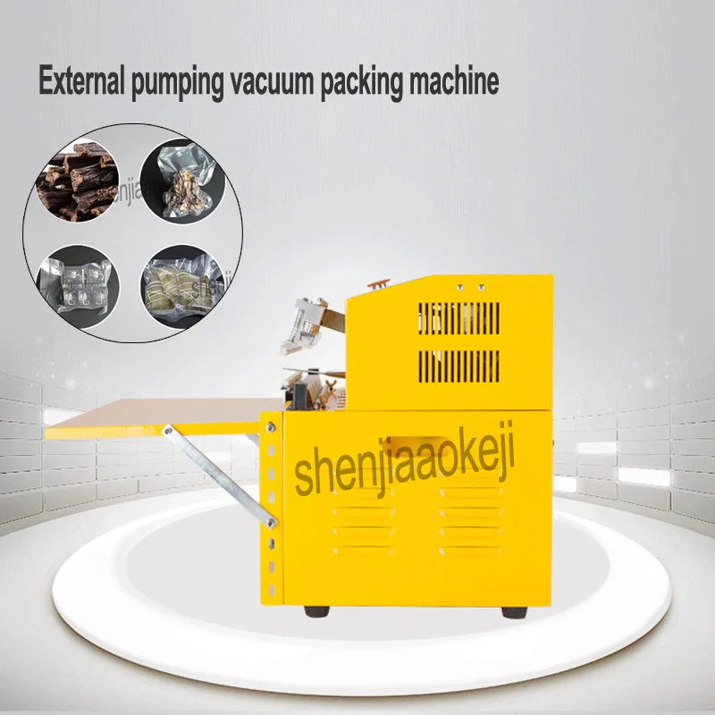DZQ-400TE Commercial Automatic Food Sealing Machine Home Vacuum Machine 110V/220V External Pumping Vacuum Packing Machine 700W