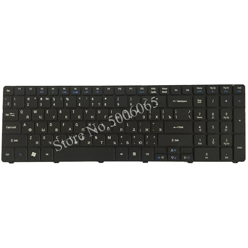 Nowy RU klawiatura do laptopa Acer Aspire 7740 7740G 7750 7750G 7750Z 7235 7235G 7250 7251 7250G 5542G rosyjska klawiatura czarny