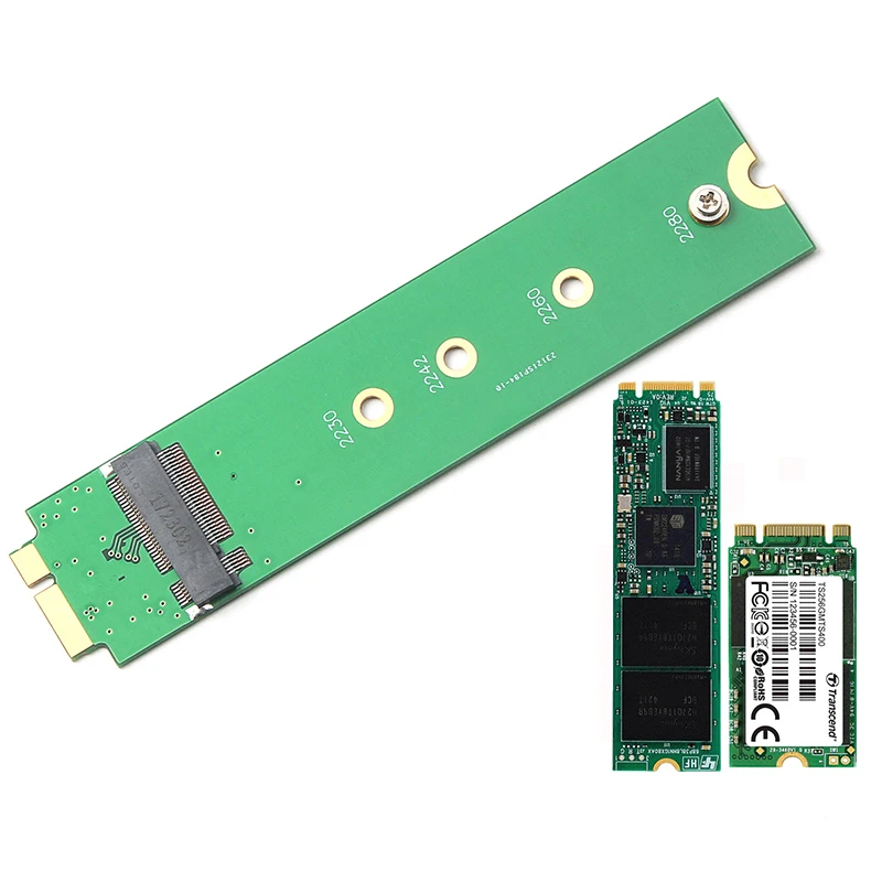 

M.2 NGFF SSD для A1369 A1370 адаптер для 2010 2011 MacBook Air M2 SSD конвертер карта Suppor 2230 2242 2260 твердотельный накопитель 2280